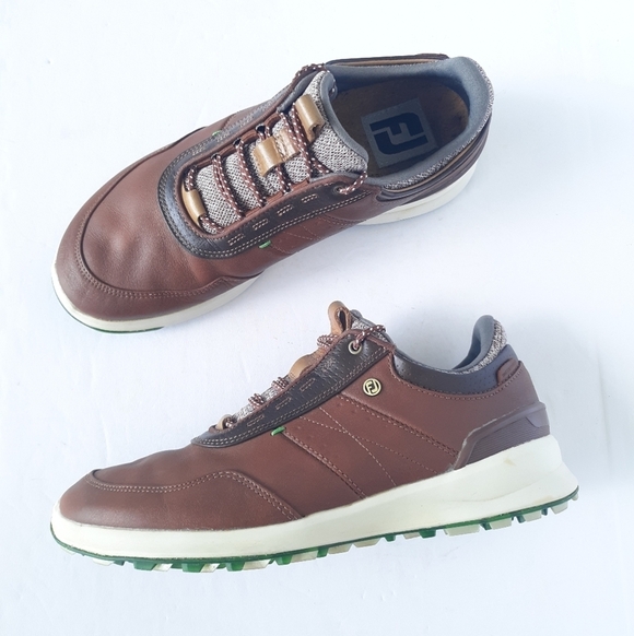 Footjoy Stratos Spikeless Golf Shoes 7.5 Brown